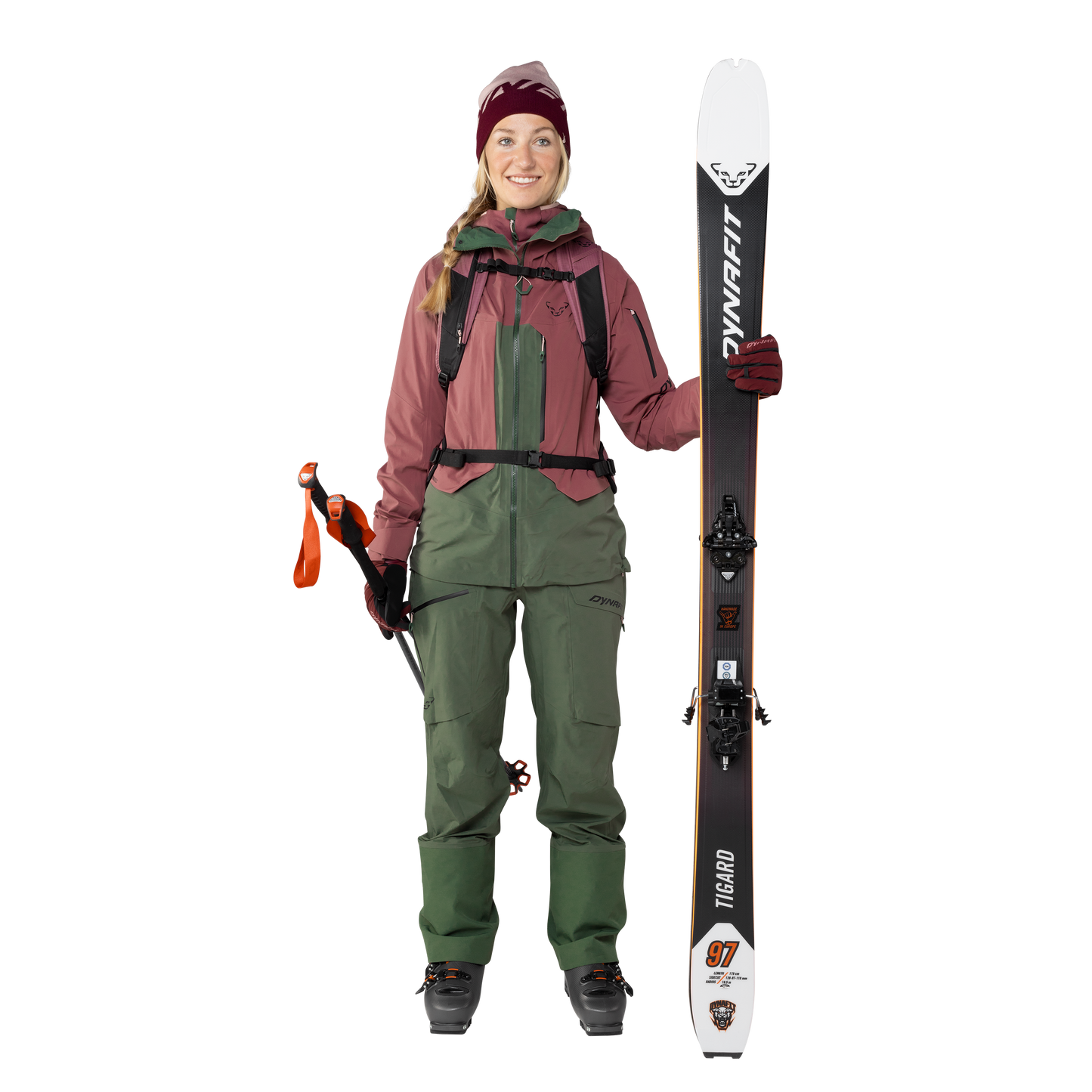 Dynafit Tigard 3l stretch Jacket women pink green