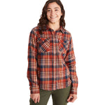 Bridget Midweight Flannel Long-Sleeve Shirt - Picante - Women's