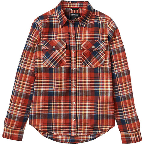Bridget Midweight Flannel Long-Sleeve Shirt - Picante - Women's